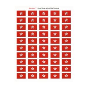 Hong Kong Sheet of 50 Stickers
