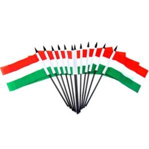 Hungary Miniature Flags – 12 Pack