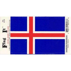 Iceland Flag DecalPack of 6