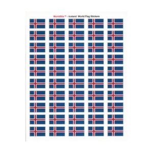 Iceland Sheet of 50 Stickers
