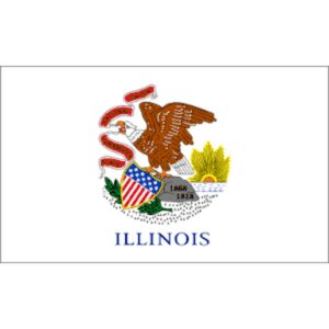 Illinois Polyester Flag