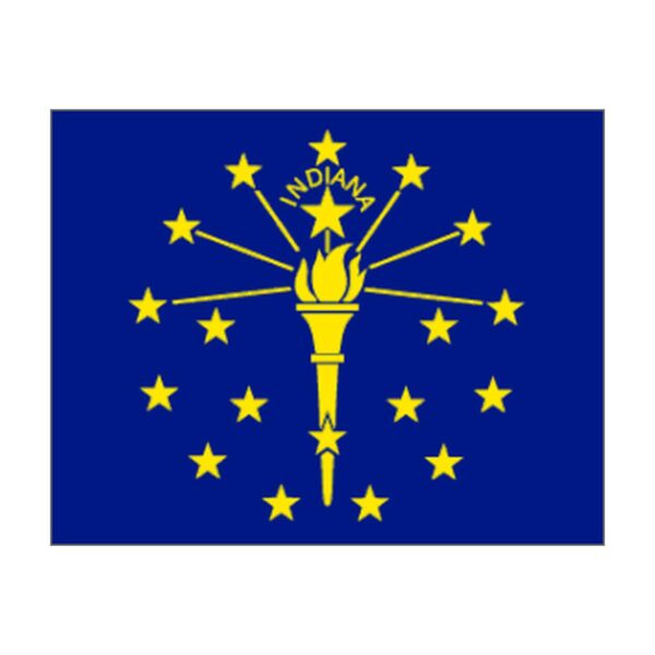 Indiana Polyester Flag