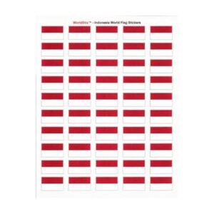 Indonesia Sheet of 50 Stickers