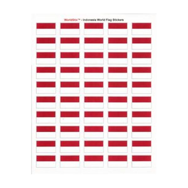 Indonesia Sheet of 50 Stickers
