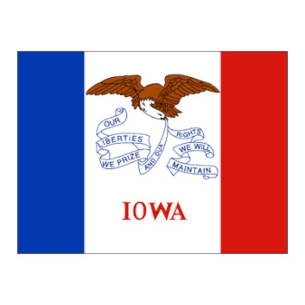 Iowa Polyester Flag