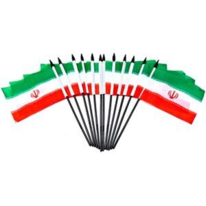 Iran Miniature Flags – 12 Pack