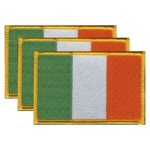 Ireland Flag PatchPack of 3