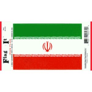 Iran Flag DecalPack of 6