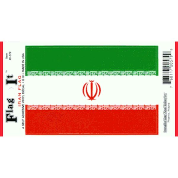 Iran Flag DecalPack of 6
