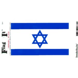 Israel Flag DecalPack of 6
