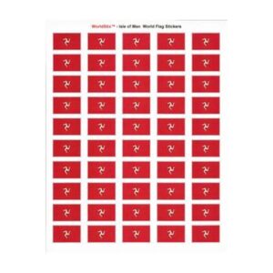 Isle Of Man Sheet of 50 Stickers