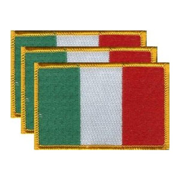 Italy Flag PatchPack of 3