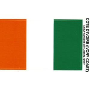 Ivory Coast (Cote d’Ivoire) Pack of 25 Decals