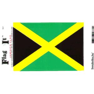 Jamaica Flag DecalPack of 6