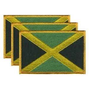Jamaica Flag PatchPack of 3