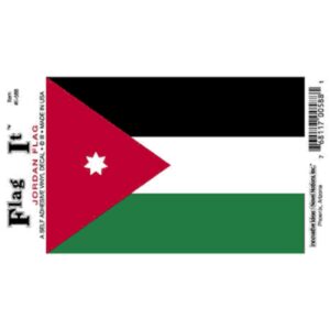 Jordan Flag DecalPack of 6