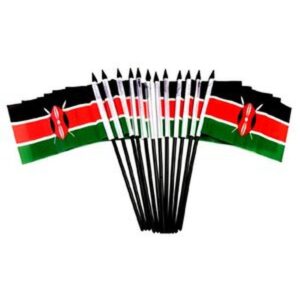 Kenya Miniature Flags – 12 Pack