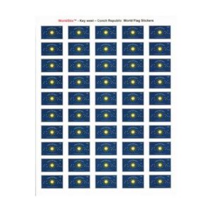 Key West Conch Republic Sheet of 50 Stickers