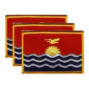 Kiribati Flag PatchPack of 3