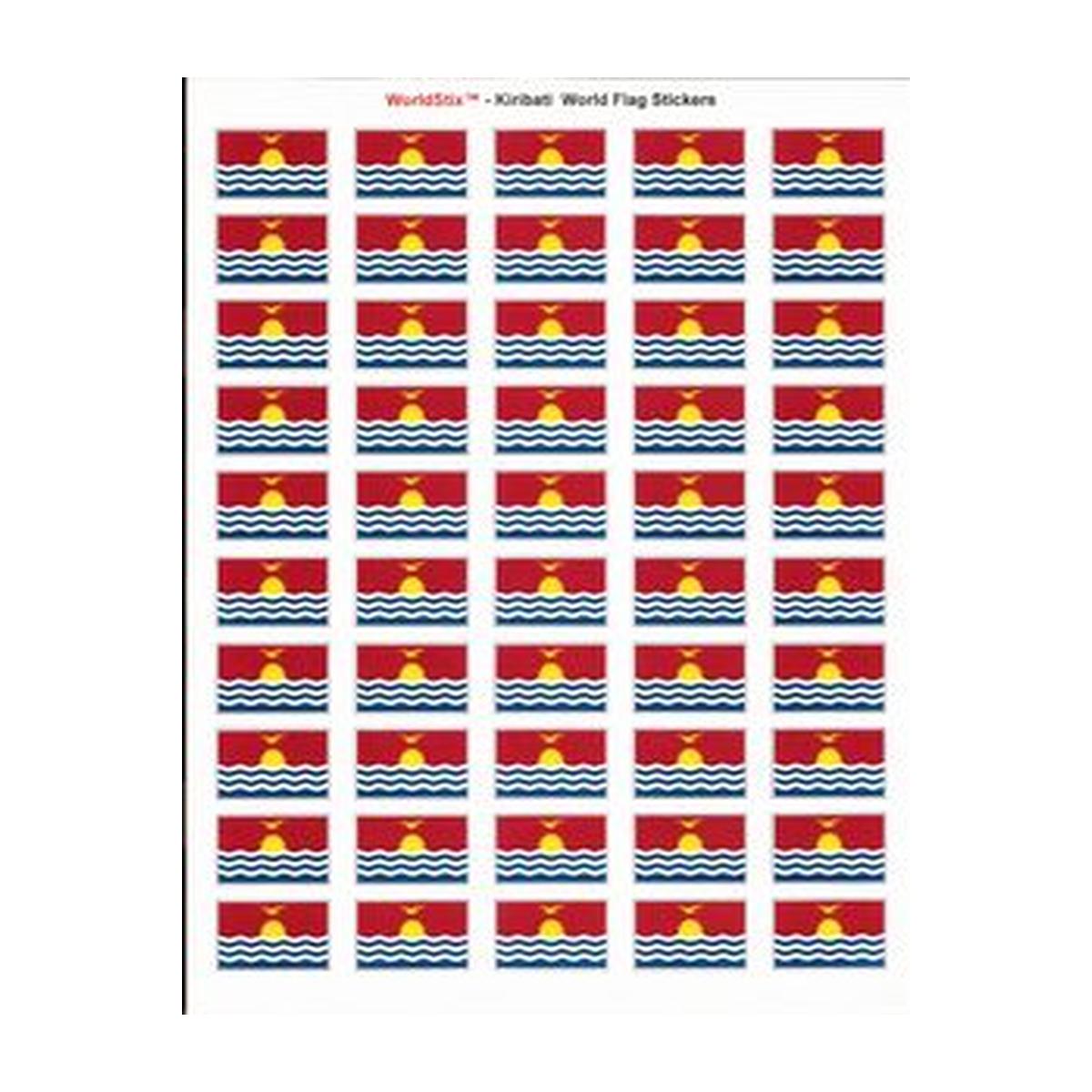 Kiribati Sheet of 50 Stickers