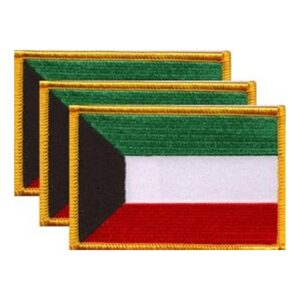 Kuwait Flag PatchPack of 3