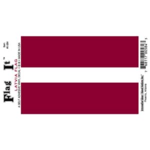 Latvia Flag DecalPack of 6