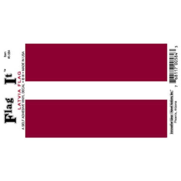 Latvia Flag DecalPack of 6