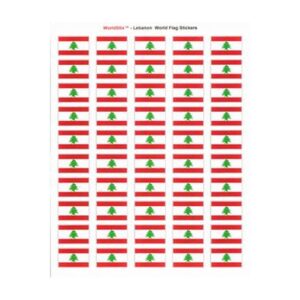 Lebanon Sheet of 50 Stickers
