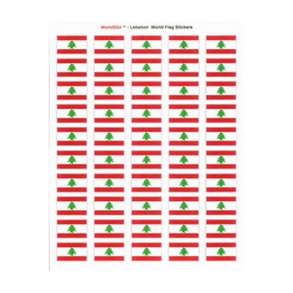 Lebanon Sheet of 50 Stickers