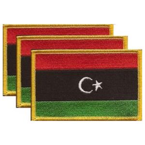 Libya Flag PatchPack of 3