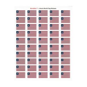 Liberia Sheet of 50 Stickers