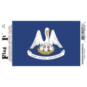 Louisiana Flag DecalPack of 6