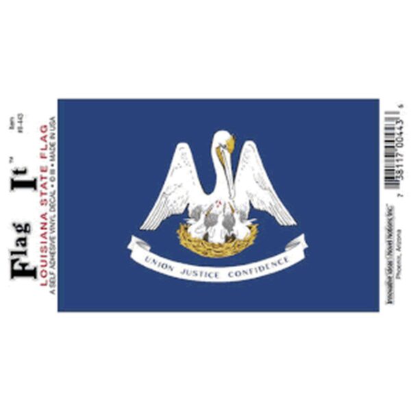Louisiana Flag DecalPack of 6