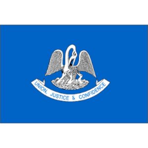 Louisiana Polyester Flag