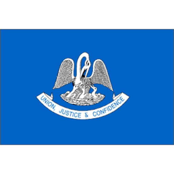 Louisiana Polyester Flag