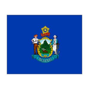 Maine Polyester Flag