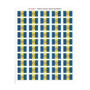 Madeira Islands Sheet of 50 Stickers
