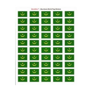 Mauritania (Old) Sheet of 50 Stickers