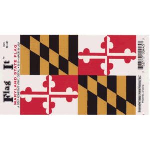 Maryland Flag DecalPack of 6