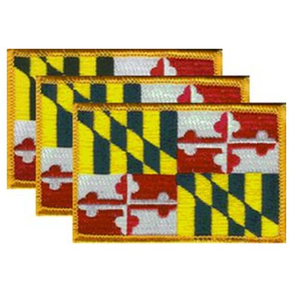Maryland Flag PatchPack of 3