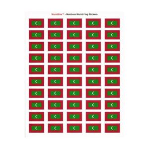 Maldives Sheet of 50 Stickers