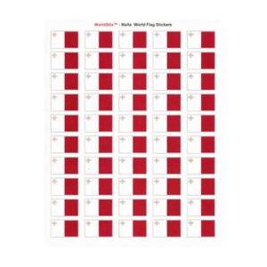 Malta Sheet of 50 Stickers
