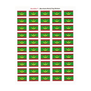 Mauritania Sheet of 50 Stickers