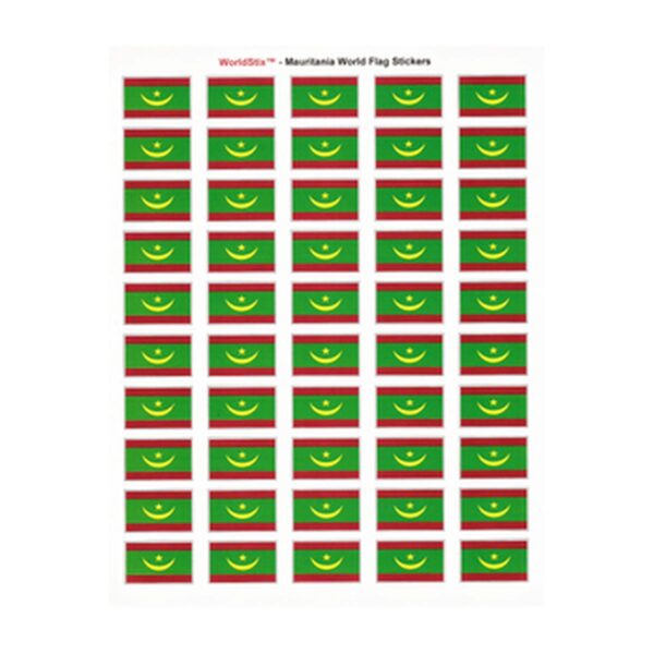 Mauritania Sheet of 50 Stickers