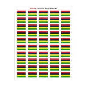 Mauritius Sheet of 50 Stickers