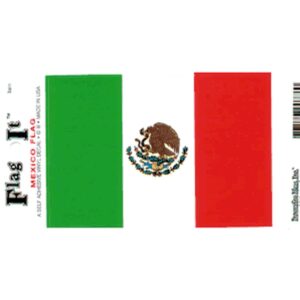 Mexico Flag DecalPack of 6