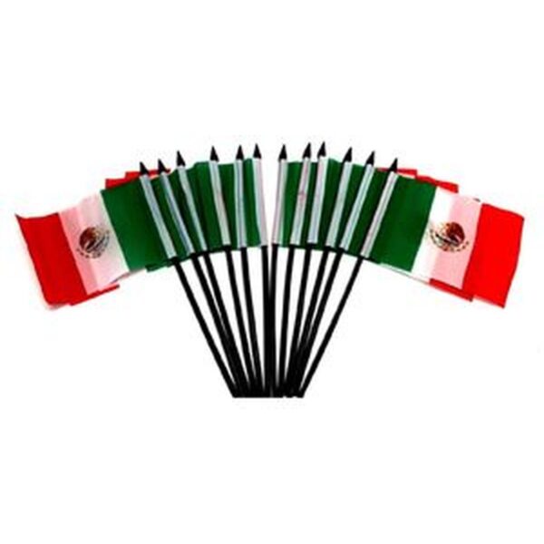 Mexico Miniature Flags - 12 Pack