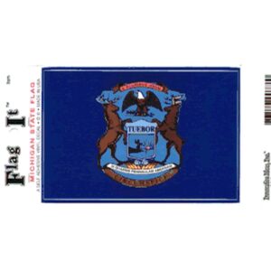 Michigan Flag DecalPack of 6