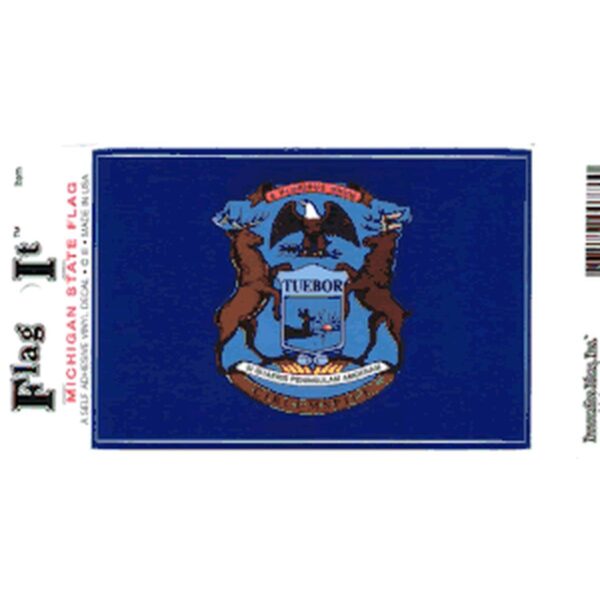 Michigan Flag DecalPack of 6