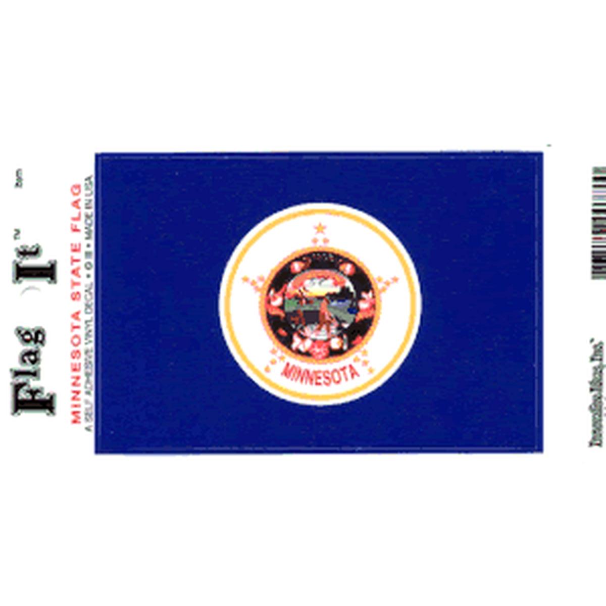 Minnesota Flag Decal Pack of 6